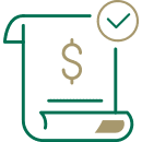 screen and click icon with dollar sign