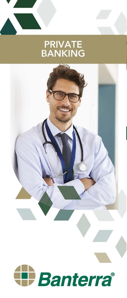 Banterra's Private Banking brochure cover