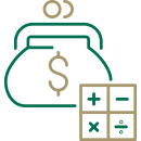 screen and click icon with dollar sign