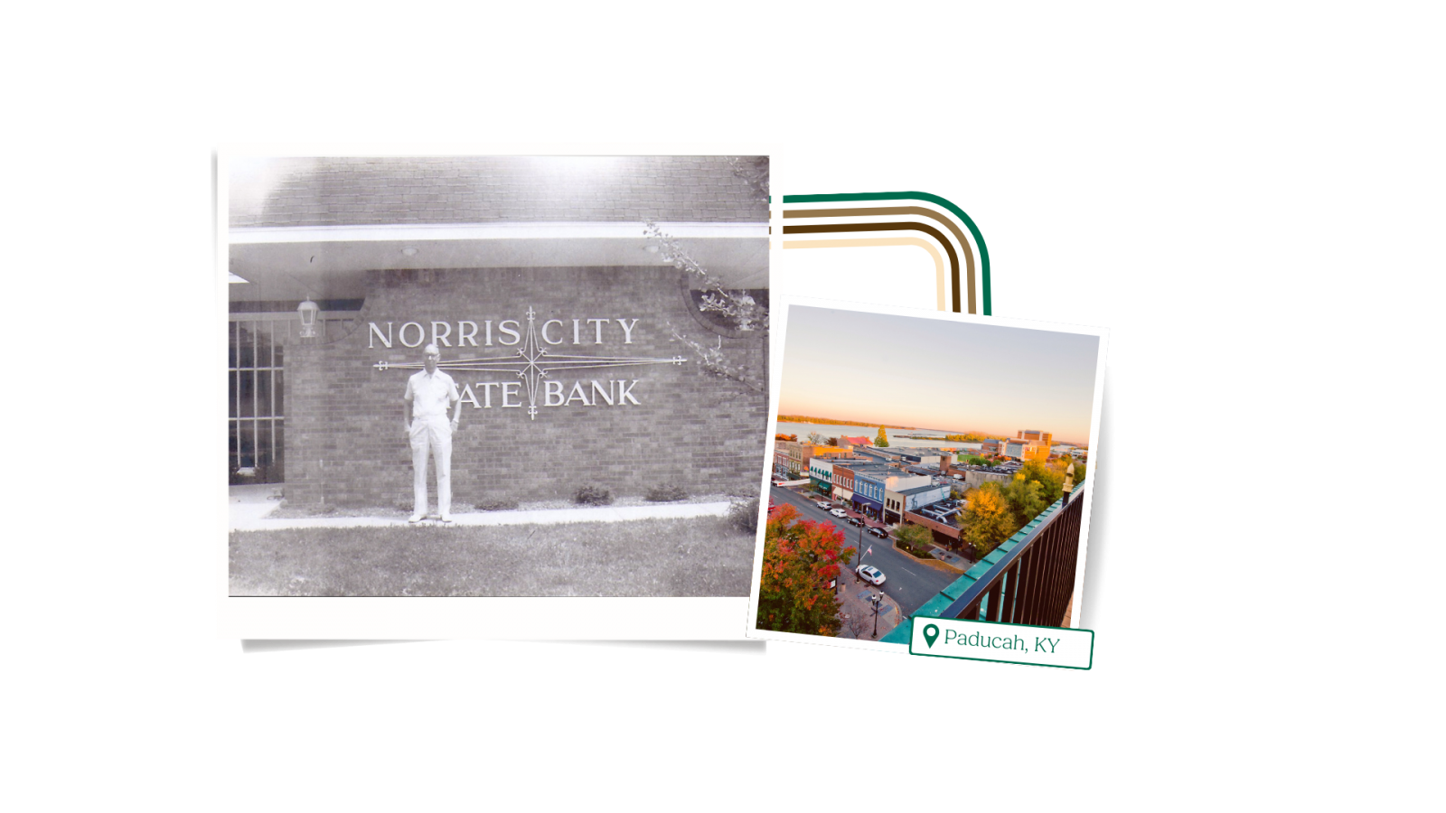 Banterra's historical photos of Norris City State Bank and Paducah, Kentucky
