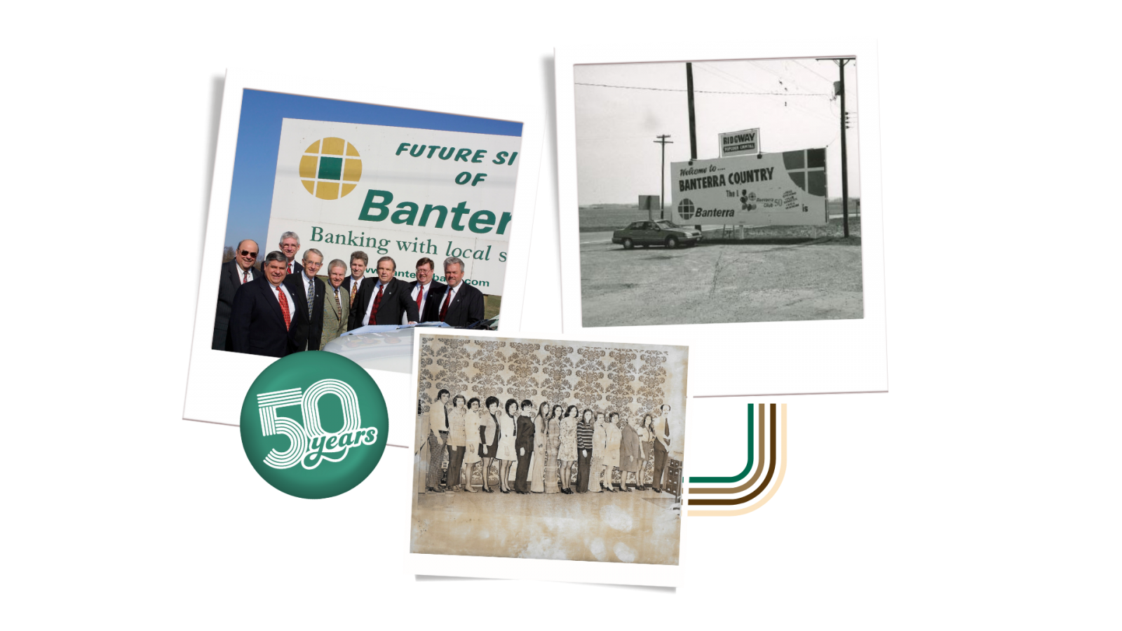 Collage of Banterra Historical photos